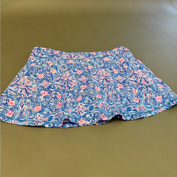 Lilly Pulitzer Luxletic Athletic wear Vibrant Pink and Blue Skort - Picture 4 of 7